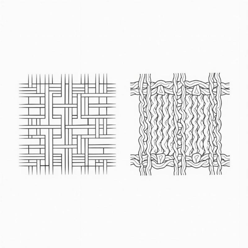 So sanh hinh anh cau truc det thoi va det kim de phan biet