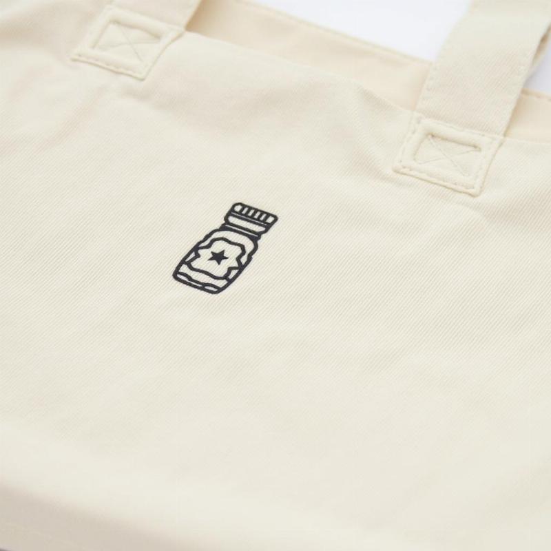 Hinh anh tui vai canvas tho co in hinh, minh hoa ung dung chat lieu nay