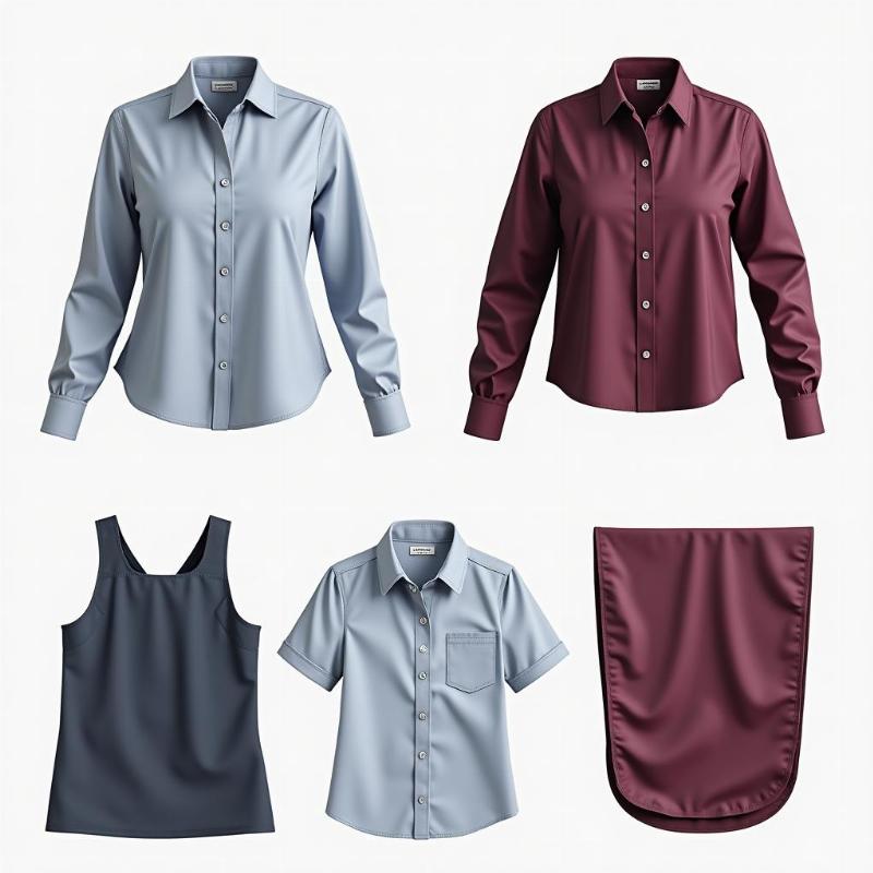 Ung dung cac loai vai min mang opac trong may dong phuc cong so hoc sinh nha hang