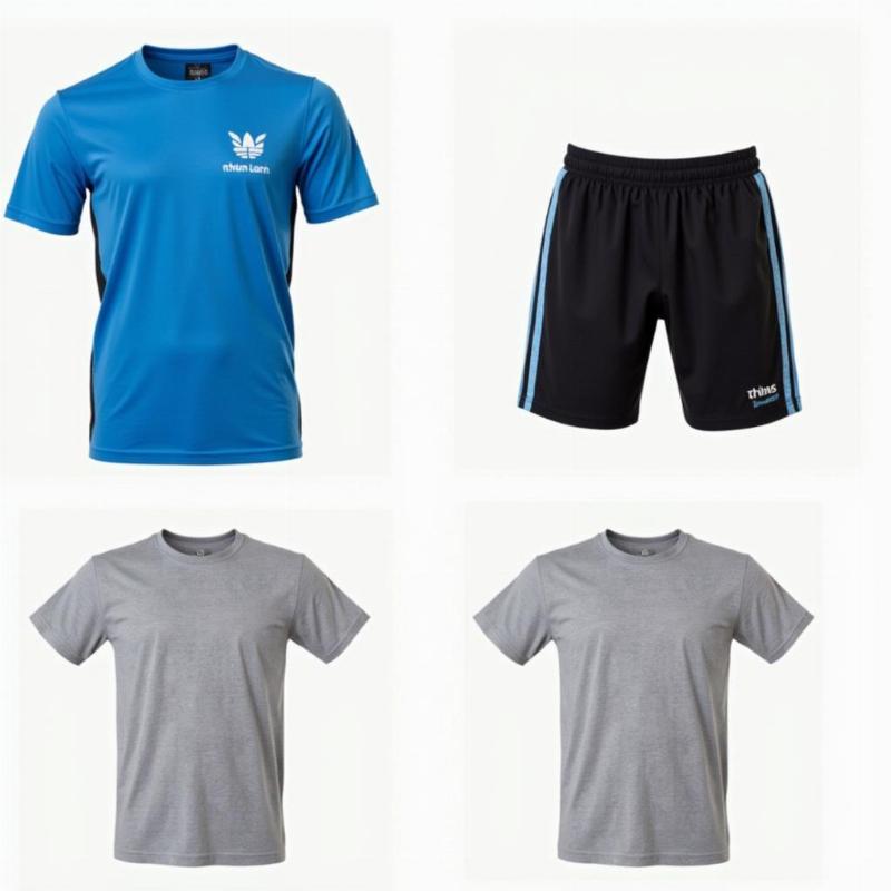 Ứng dụng của vải thun lạnh may đồng phục thể thao, quần áo tập gym, đồ bộ