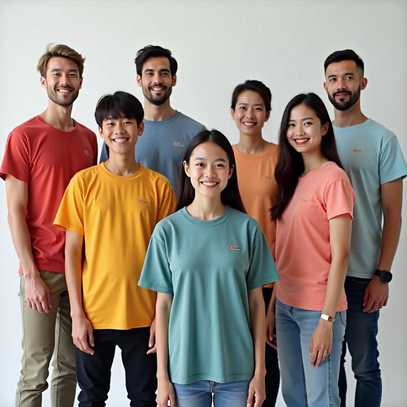 Các ứng dụng phổ biến của vải thun trong may đồng phục công ty, áo phông