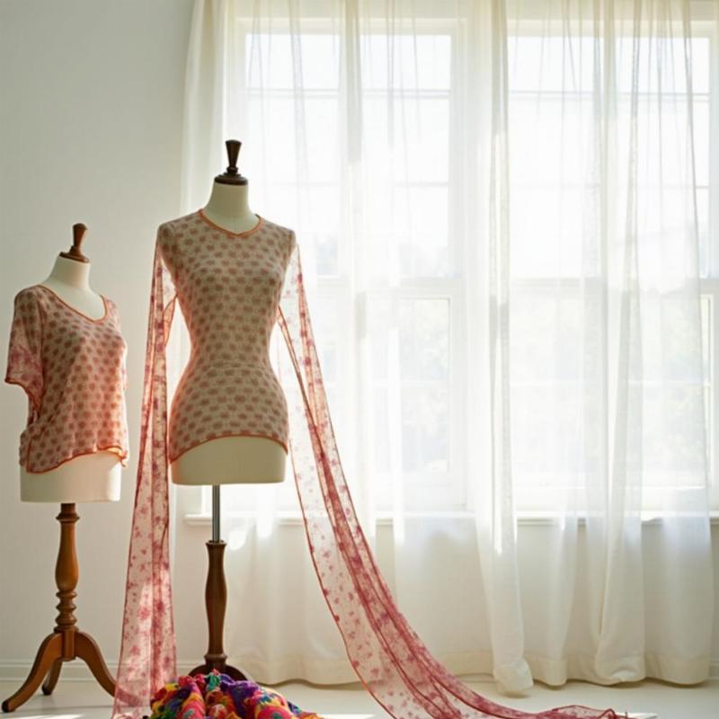 Vải voan là gì, được ứng dụng phổ biến trong may mặc trang phục nữ và làm rèm cửa nội thất