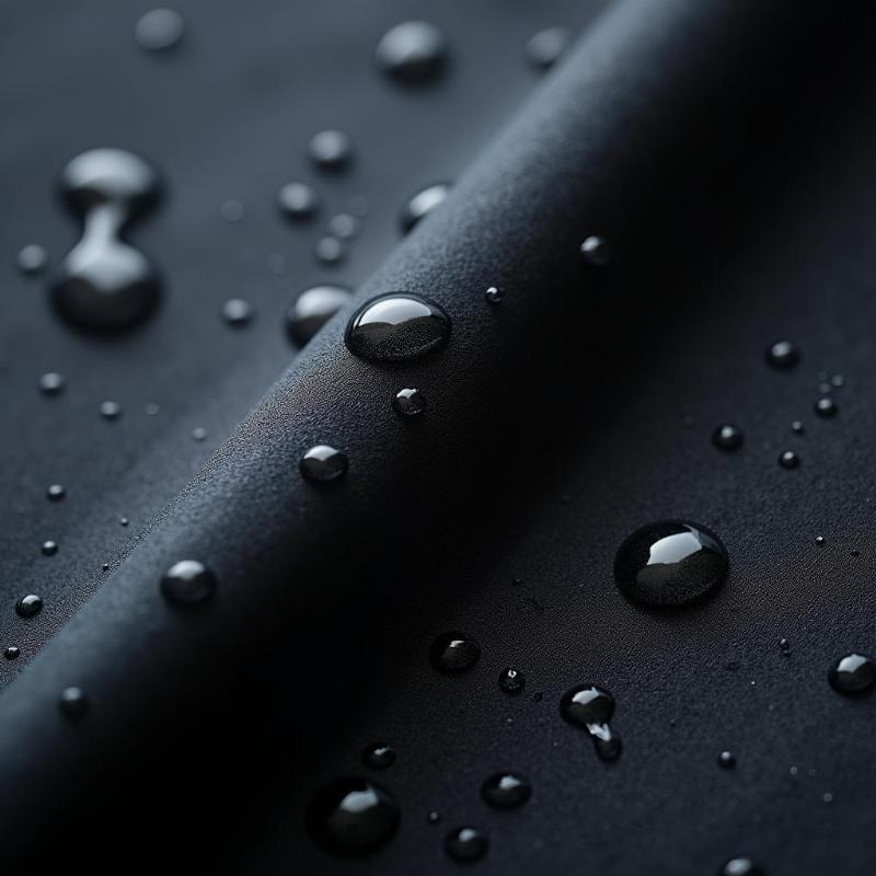 Hình ảnh vải dù chống thấm nước, minh họa đặc điểm nổi bật của vải dù là gì