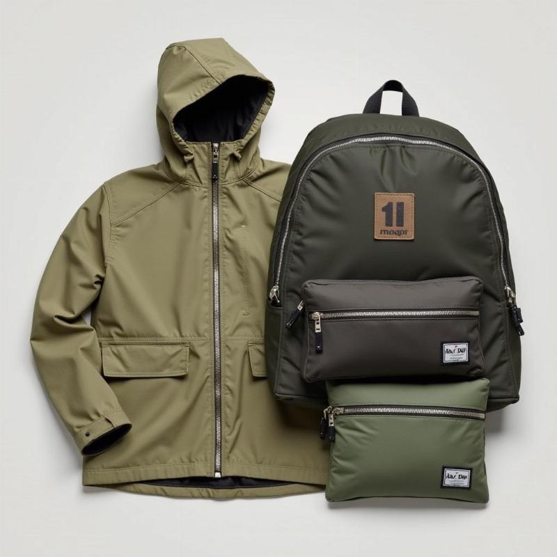 Ứng dụng vải dù là gì trong may áo khoác và balo, hình ảnh sản phẩm thực tế