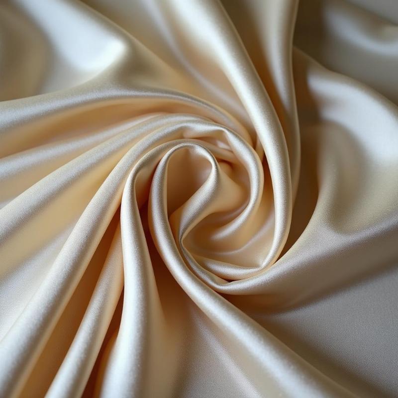 Hinh anh vai lua cao cap voi be mat min mang va do ru tu nhien