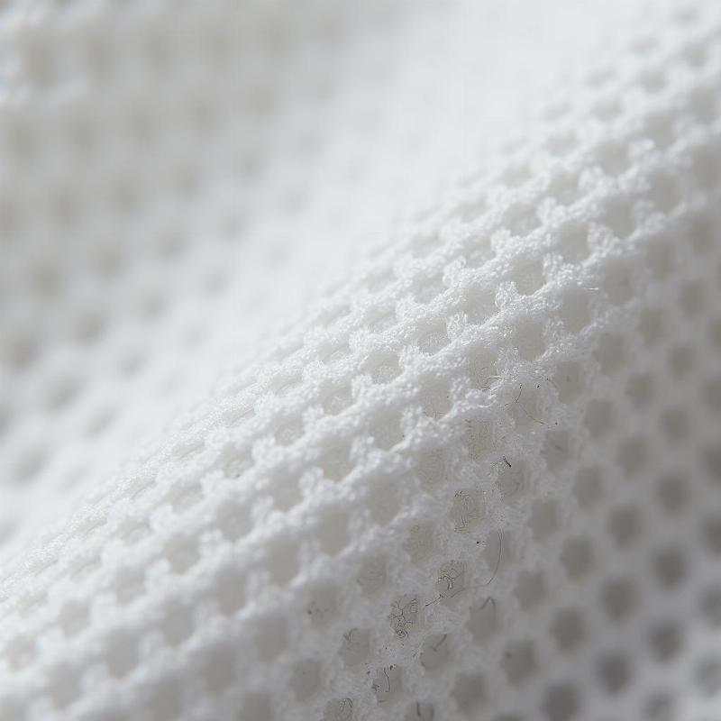 Vải poly có mát không, đặc điểm vải polyester, cấu trúc sợi tổng hợp poly