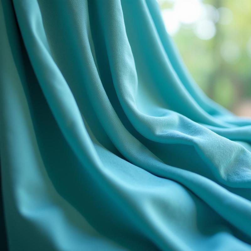 Đặc điểm nổi bật của vải rayon: mềm mại, rủ tốt, thoáng khí, màu sắc tươi sáng