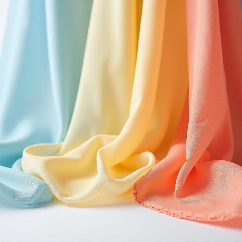 Vải voan là gì, được dệt từ sợi cotton, lụa hoặc polyester, có đặc điểm mỏng, nhẹ, xuyên thấu