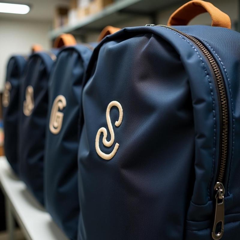 Xưởng may balo đồng phục công ty TPHCM, balo in logo theo yêu cầu